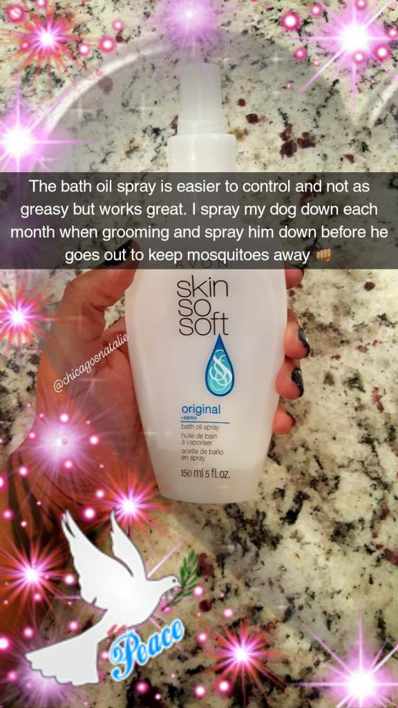 Avon Skin So Soft Bath Oil Spray; how to get rid of fleas