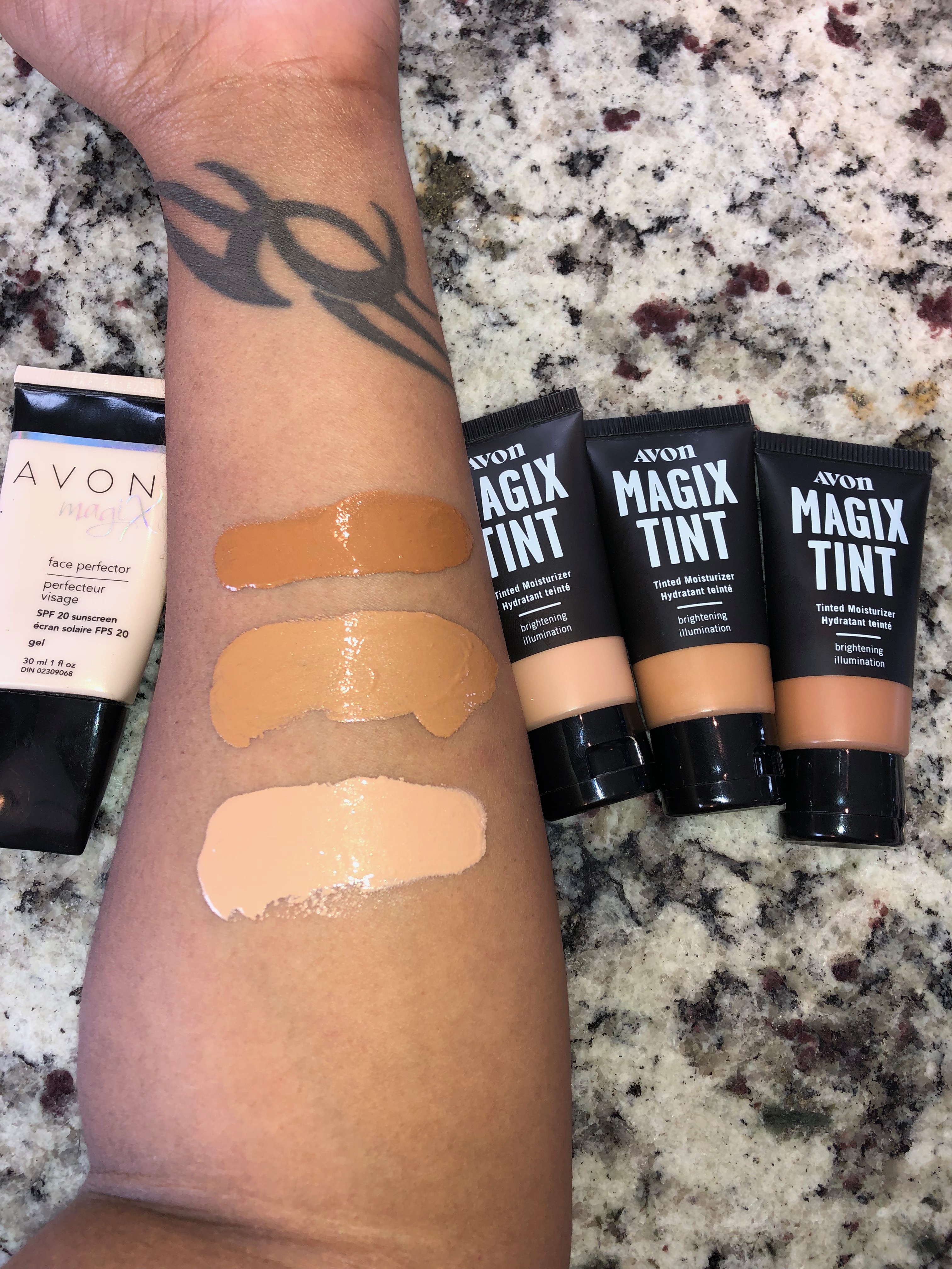 Avon Magix Tint Tinted Moisturizer and Avon Magix Face Perfector
